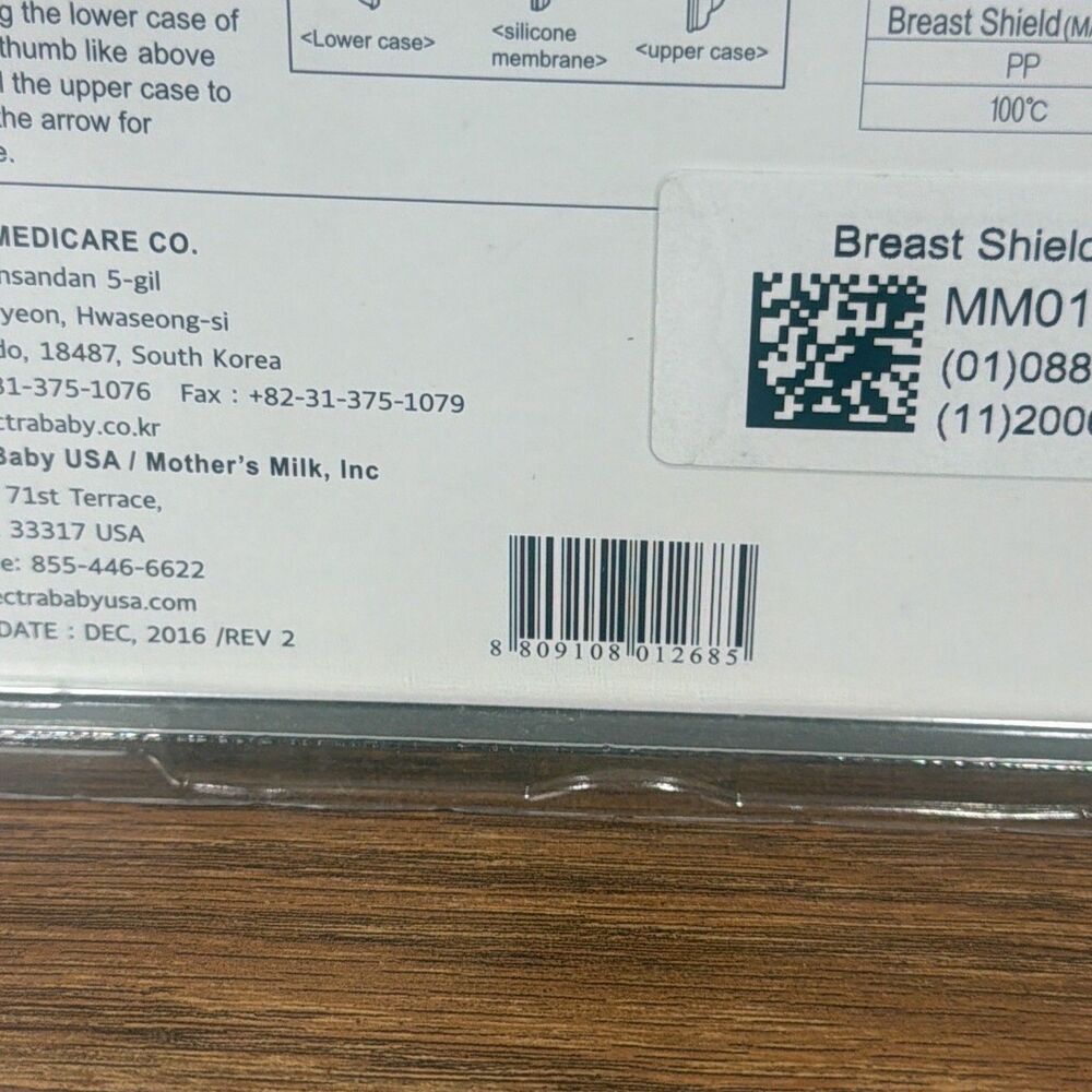 Spectra Wide Breast Shield Set 24mm Medium Flange Replacement Parts NIB Sealed - Picture 3 of 4